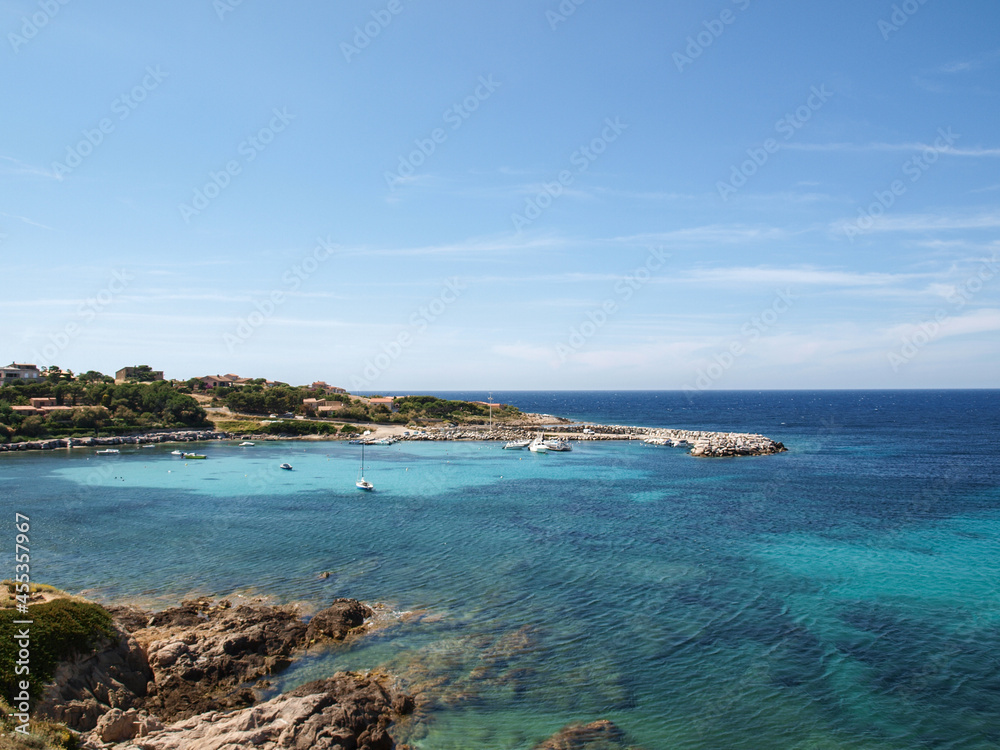 Turquoise waters Barcaggio, Corsica