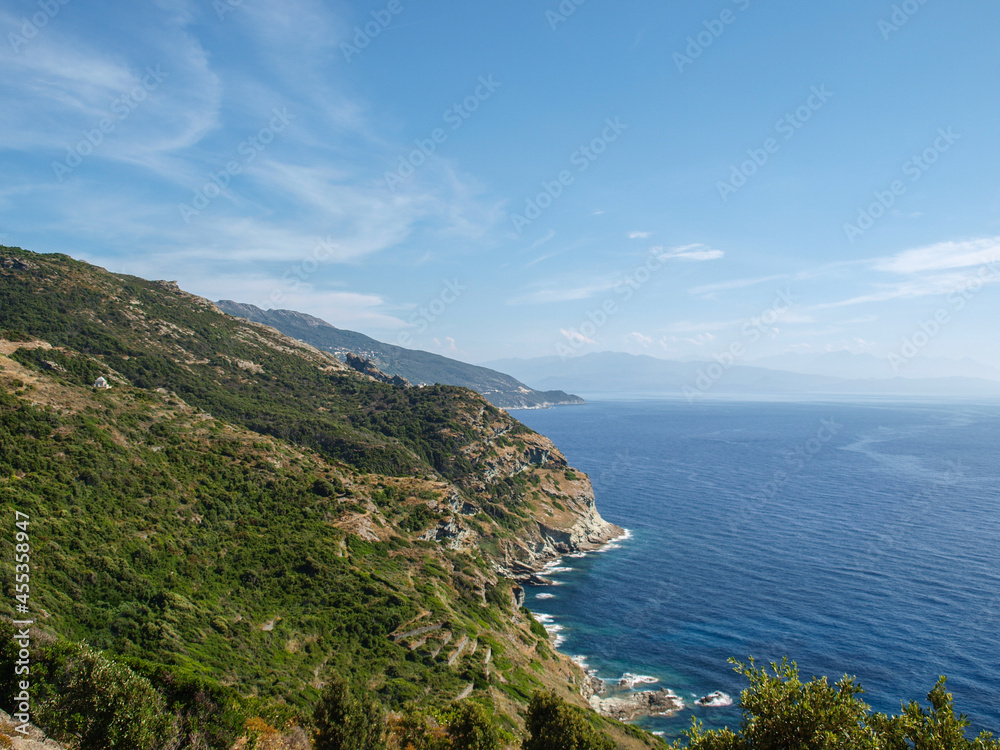 Fototapeta premium Cape Corse landscape, Corsica