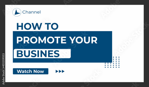 Editable Creative corporate social media web banner and youtube thumbnail template | Youtube live stream video thumbnail for marketing agency | video thumbnail | Youtube thumbnail
