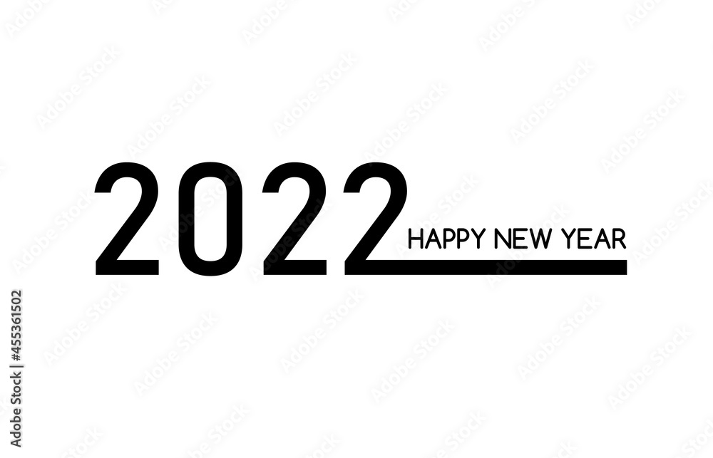 Happy new year 2022. Merry Cristman vector illustration Happy new year 2022. Merry Cristman vector illustration