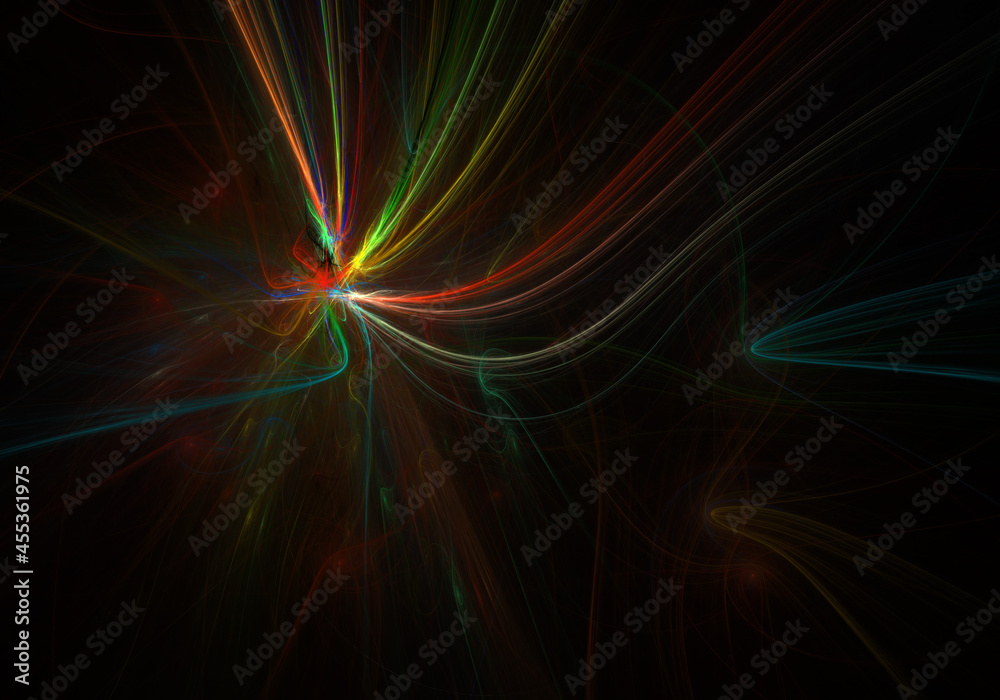 Obraz premium abstract background with glowing lines
