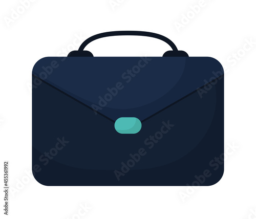 blue briefcase illustration