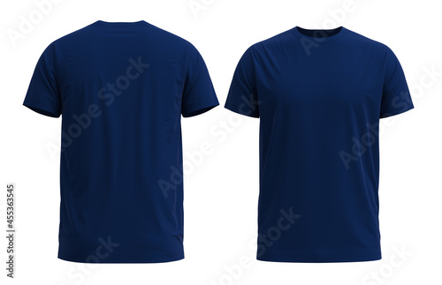 3D HQ Rendered T-shirt. With detailed and Texture. Color  [ DARK ROYAL ]