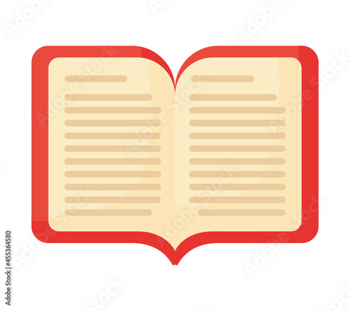 red textbook design