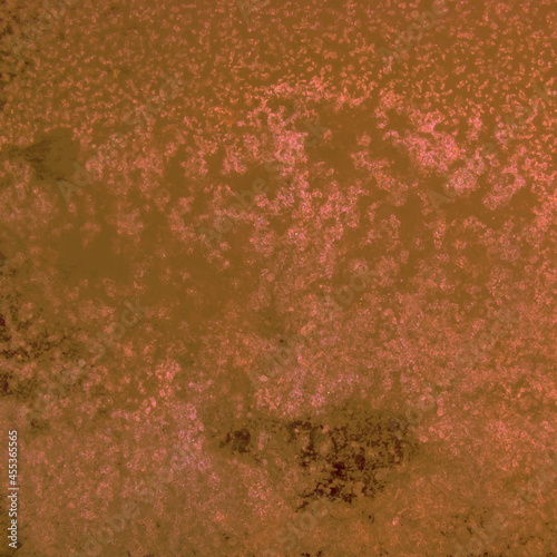 Orange metallic effect bronze copper texture