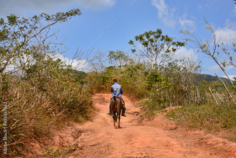 Horse riding in the Viñales Valley, Cuba