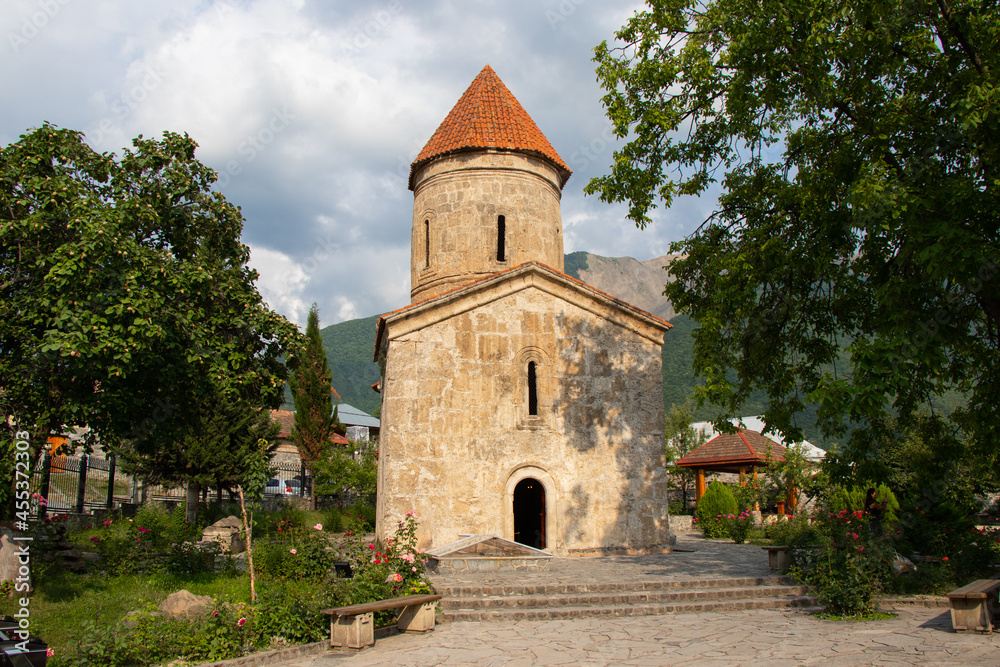 The first and oldest Christian temples in the Caucasus. Church of St. Elisey in the village Kish, Sheki - Azerbaijan.