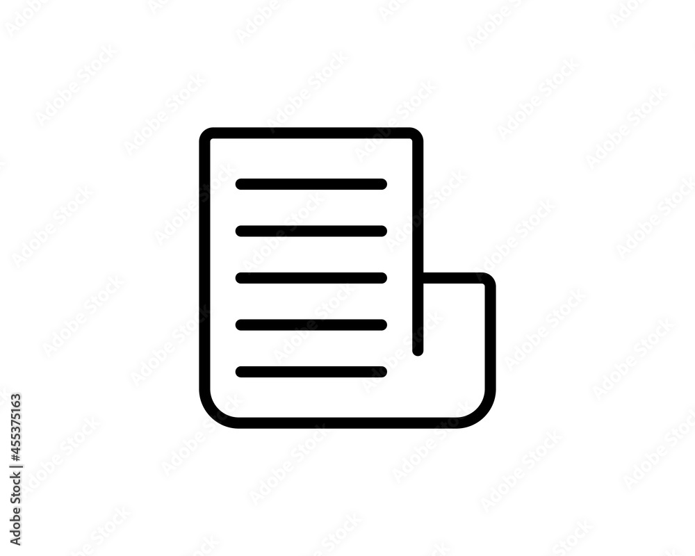 Newspaper icon thin line for web and mobile, modern minimalistic flat design. Vector dark grey icon on white background. Newspaper icon thin line for web and mobile, modern minimalistic flat design. Vector dark grey icon on white background.