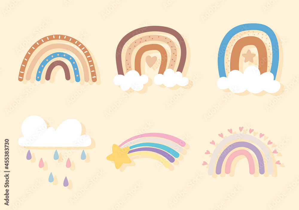 rainbow clouds rain rainbow clouds rain