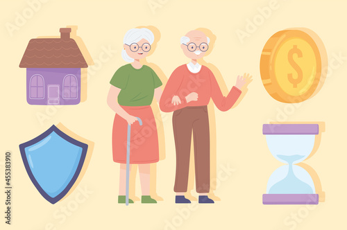 elderly couple retirement savings