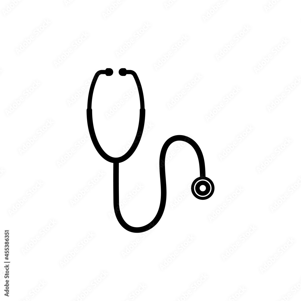 Stethoscope icon design template illustration isolated Stethoscope icon design template illustration isolated