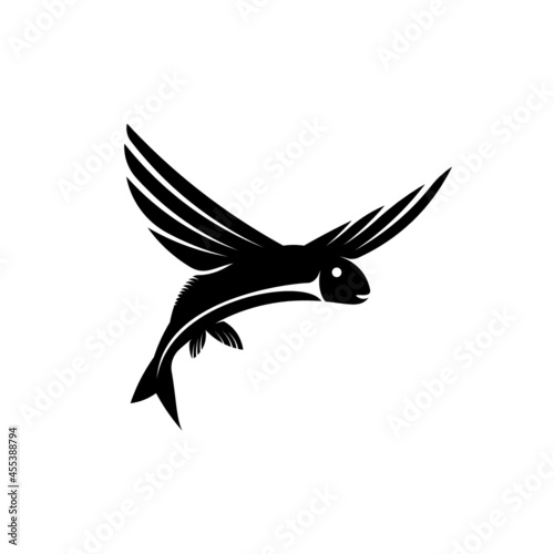 Flying fish icon design