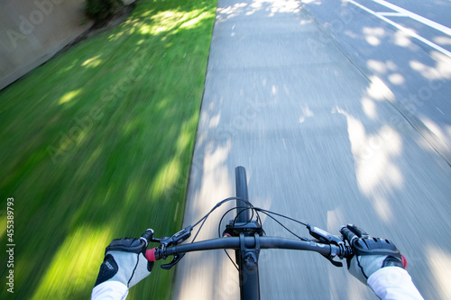 bike on the road