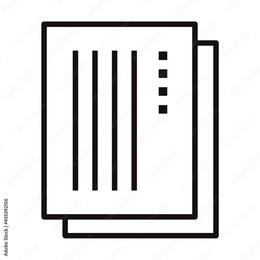挨拶状のシンプルなアイコン/線画 挨拶状のシンプルなアイコン/線画