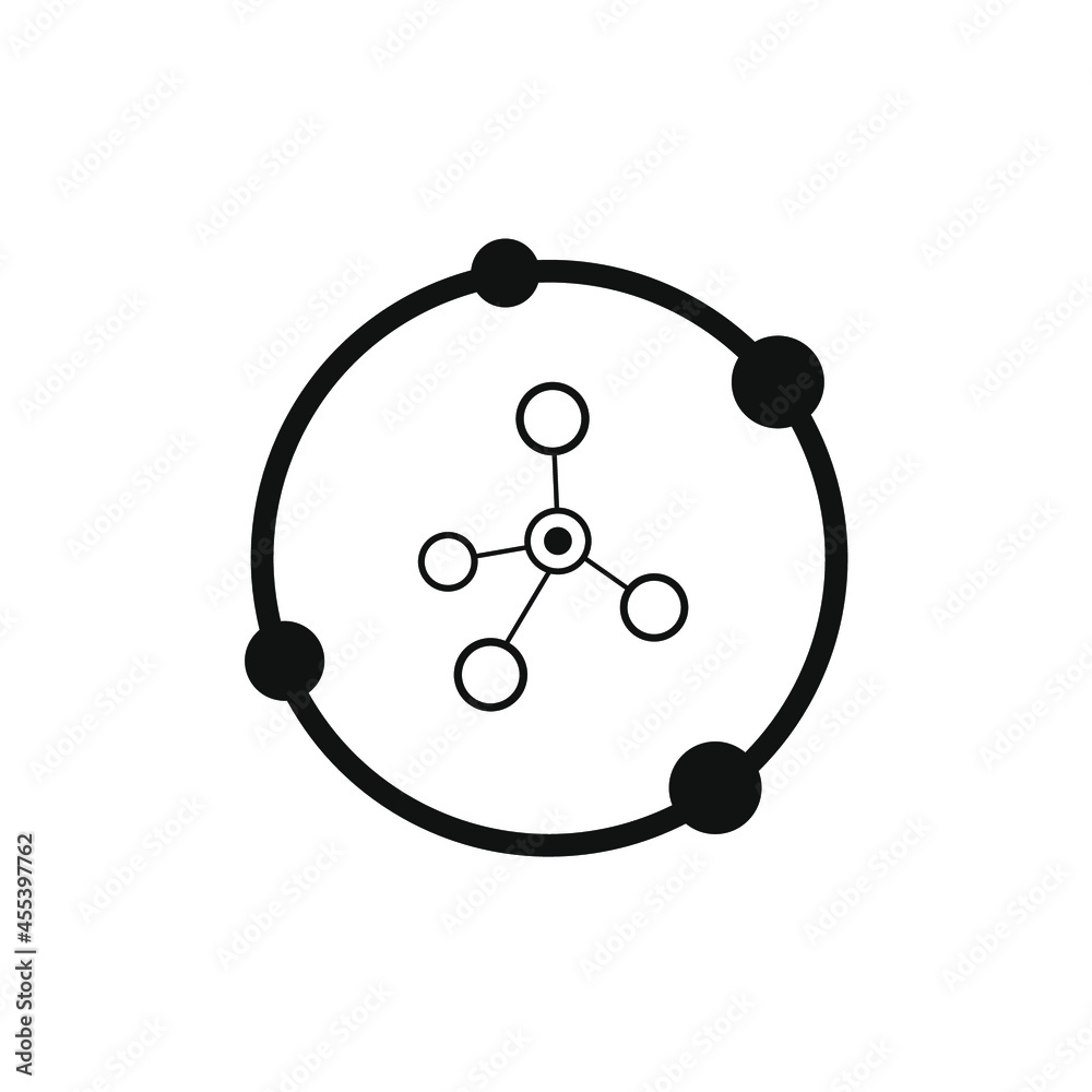 molecules in a circle with a small circle attached