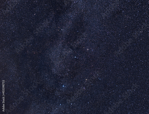 The Milky Way with the star Caph in the center and the constellations of Cassiopeia, Andromeda and Cepheus with a 60 mm lens