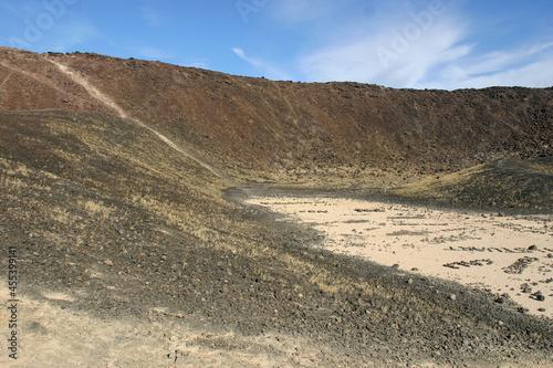 The Extinct Volcano in Amboy California where Vulcanism Stopped due to no Plate Tectonic Movement