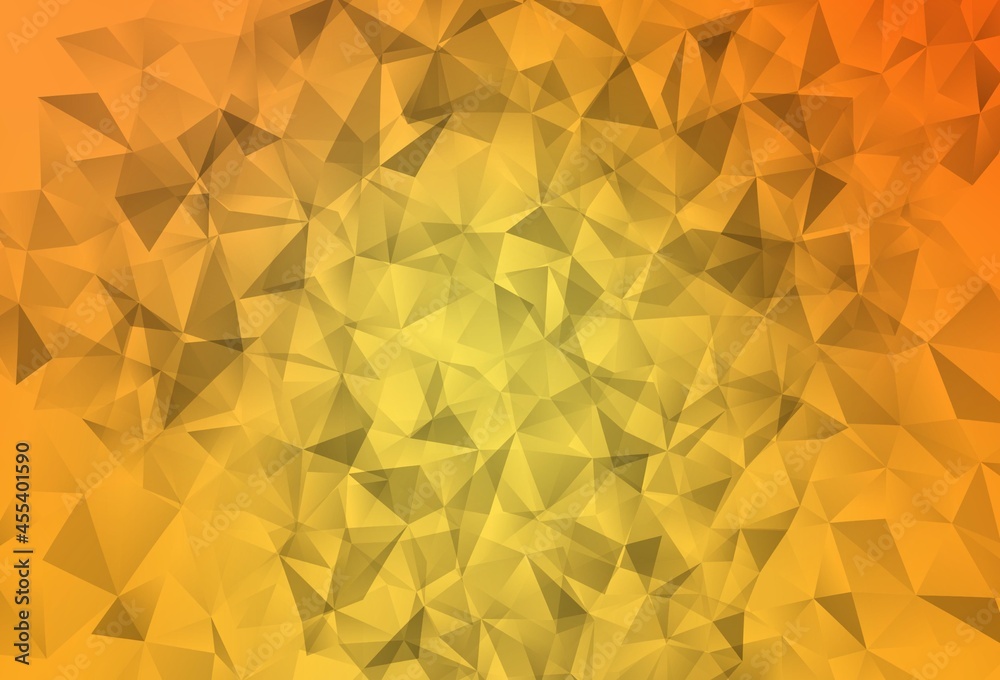 Light Yellow vector polygonal pattern. Light Yellow vector polygonal pattern.
