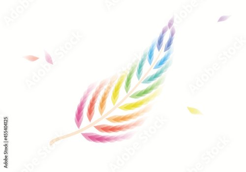 羽根　彩葉　虹色