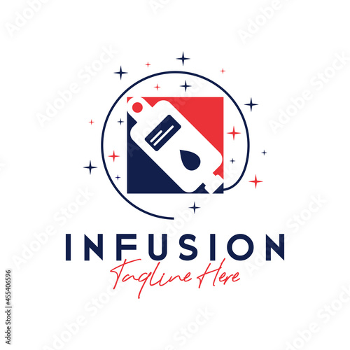 human health infusion inspiration illustration logo