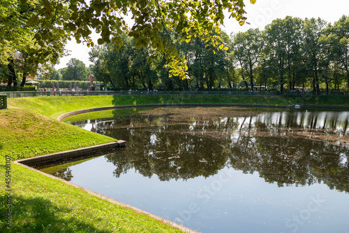 Karpiev Pond, Lake in the Summer Garden of St. Petersburg