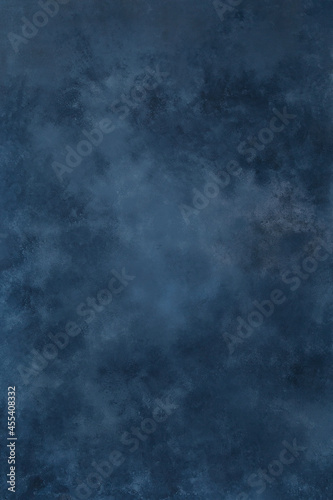 Dark blue hand-painted backdrop 
