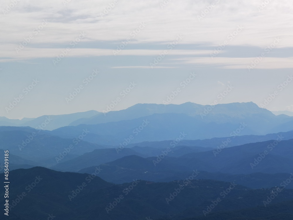 mountain blue many in autumn before first rain in arta perfecture greece mountain blue many in autumn before first rain in arta perfecture greece