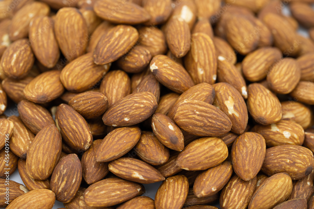 close up of almonds close up of almonds