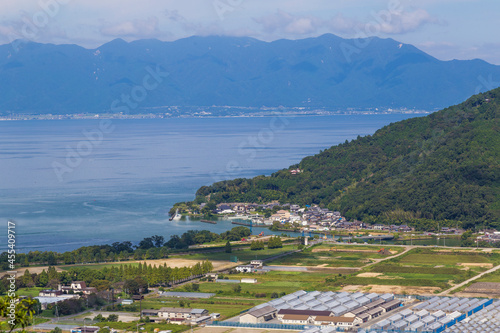 Landscapes of Omihachiman town and Lake biwa in Shiga prefecture, Kansai, Japan. © Tanya