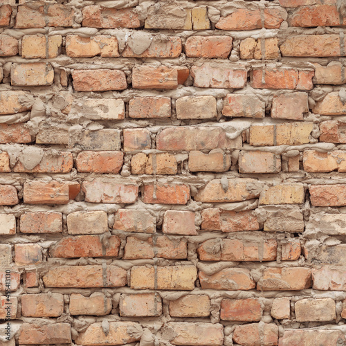 Brick White Wall Seamless Wallpaper ​for Surface, Texture or 3d Material.