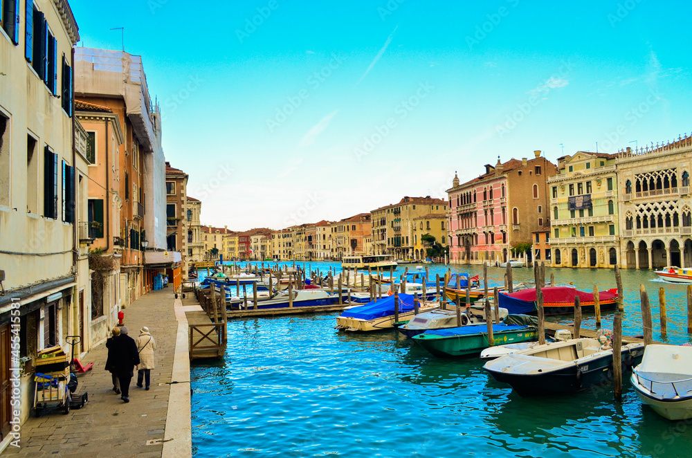 Venice canal colors