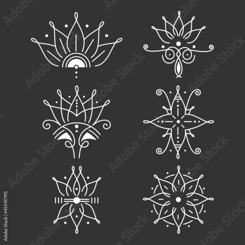 Tribal decorative element d...