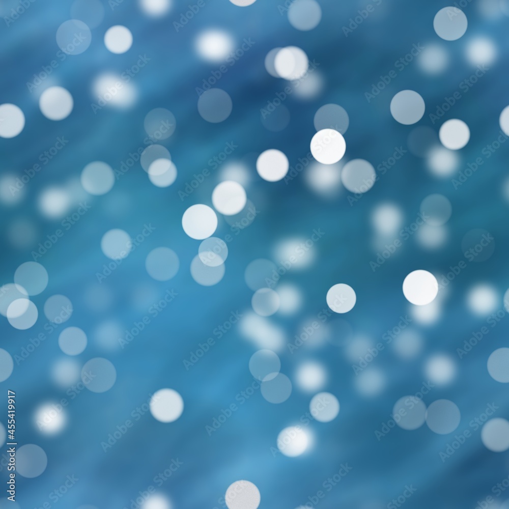 Seamless blue and white bokeh pattern background Seamless blue and white bokeh pattern background
