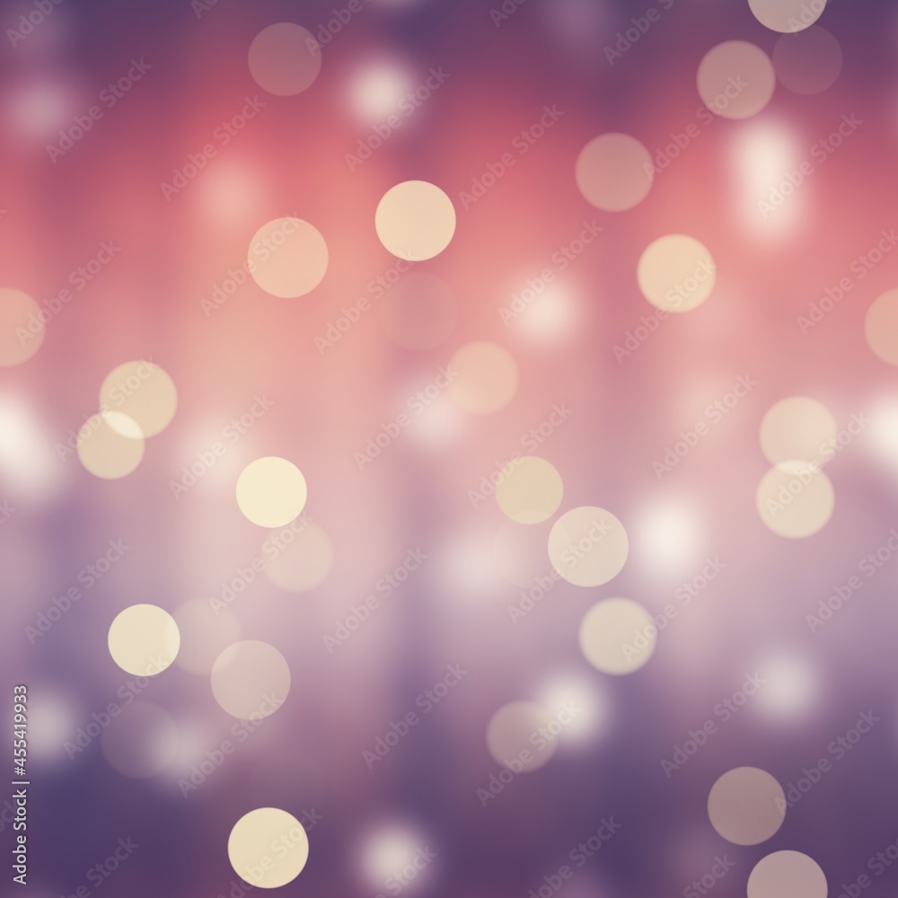 Obraz premium Seamless purple pink bokeh lights background