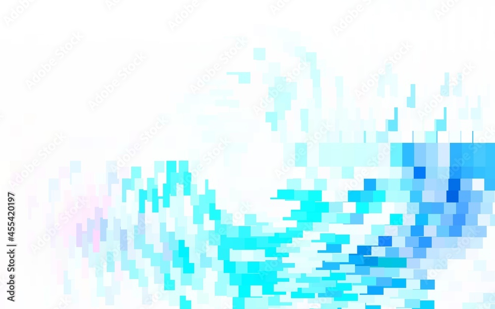 Light BLUE vector texture in rectangular style. Light BLUE vector texture in rectangular style.