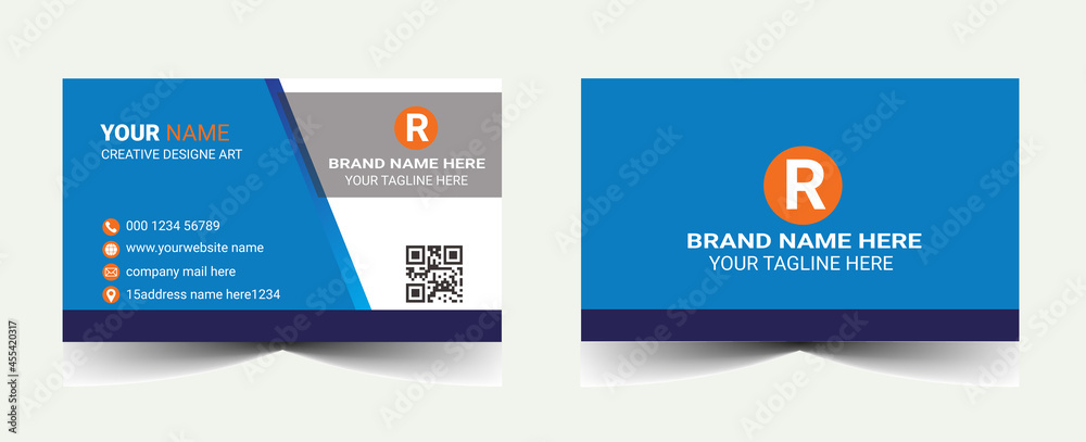 Creative modern business card template