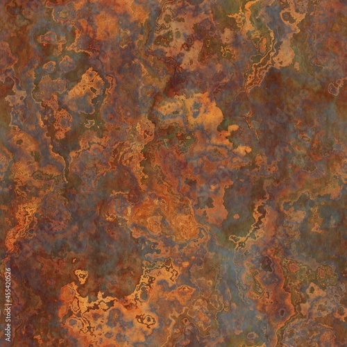 Seamless rusty metal background rust texture