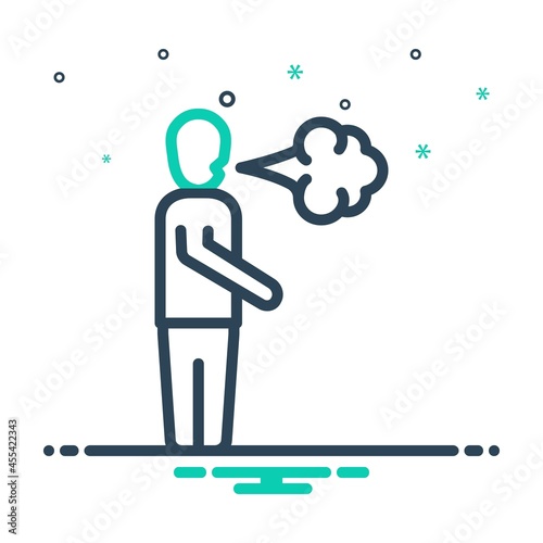 Mix icon for blowing