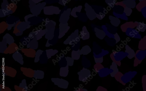 Dark Red vector backdrop with memphis shapes.