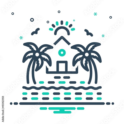 Mix icon for maldives