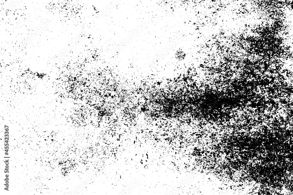 Vector black scratched grunge urban background.