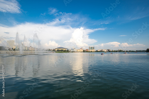 Lake Nizhny Kaban in Kazan