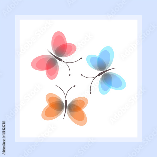 Slogan butterfly graphic spring summer design print fashion
