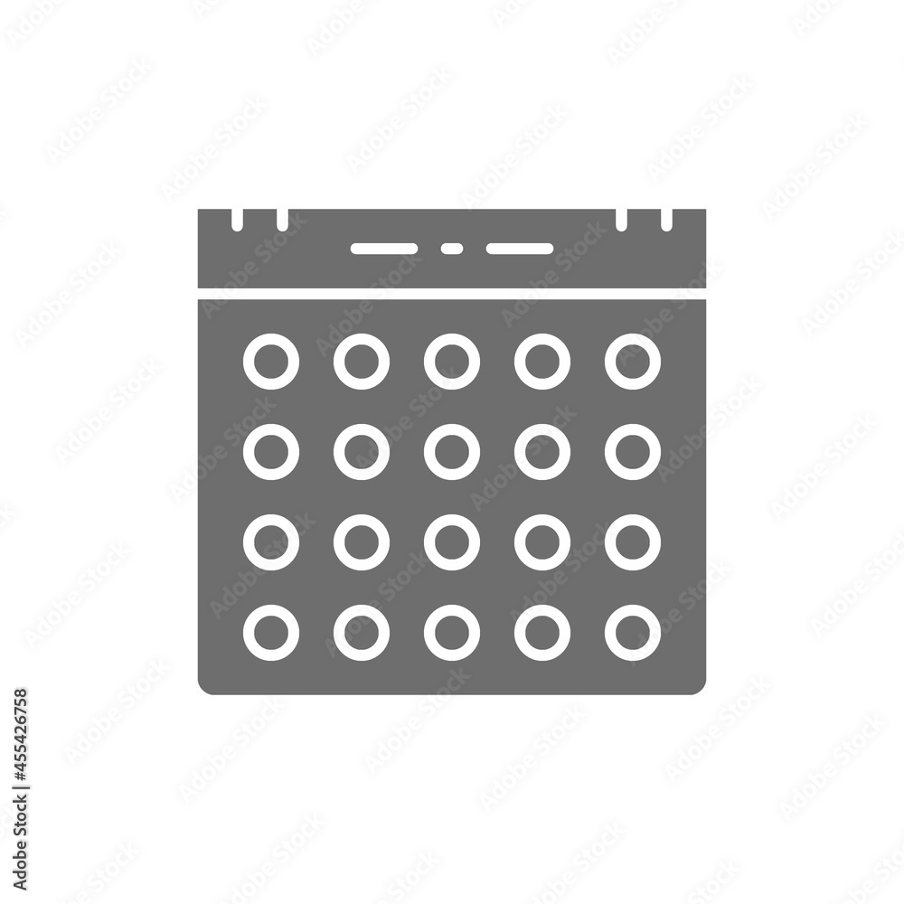 Calendar line icon. Isolated on white background Calendar line icon. Isolated on white background