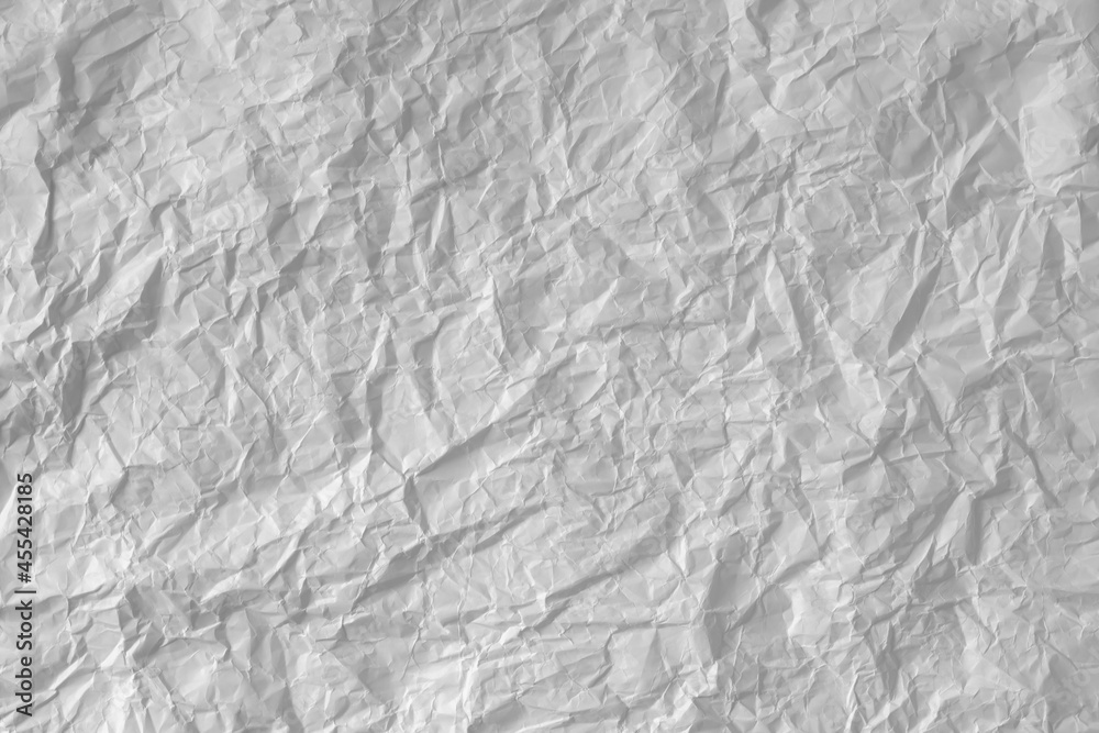 Crumpled white paper as background. Crumpled white paper as background.