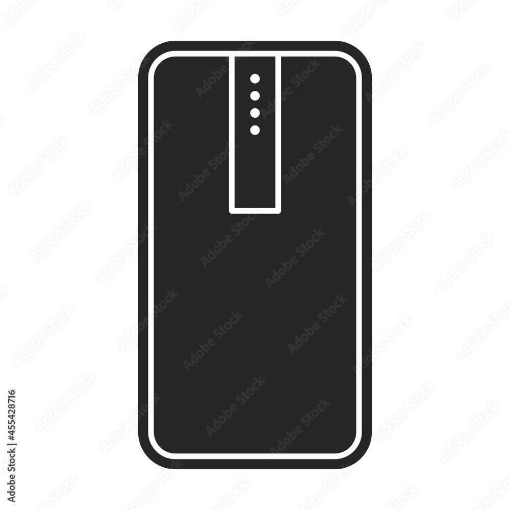Power bank vector icon.Black vector icon isolated on white background power bank. Power bank vector icon.Black vector icon isolated on white background power bank.