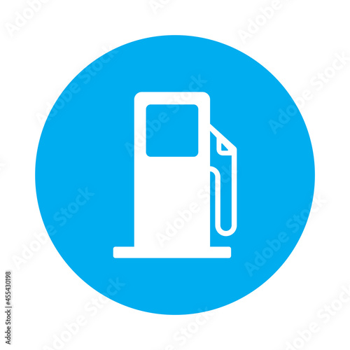 fuel gas station icon vector