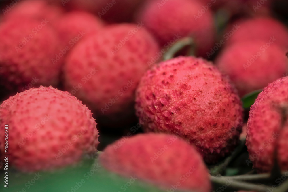 Closeup fresh Lychee fruit (Litchi chinensis Sonn), Thai fruit Linchee background. Closeup fresh Lychee fruit (Litchi chinensis Sonn), Thai fruit Linchee background.