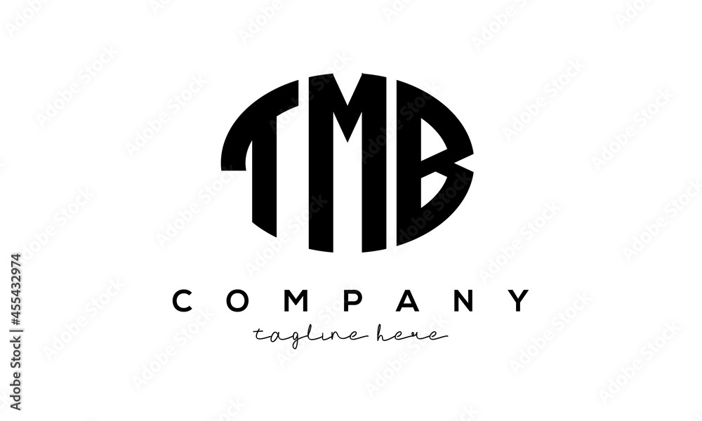 TMB three Letters creative circle logo design TMB three Letters creative circle logo design