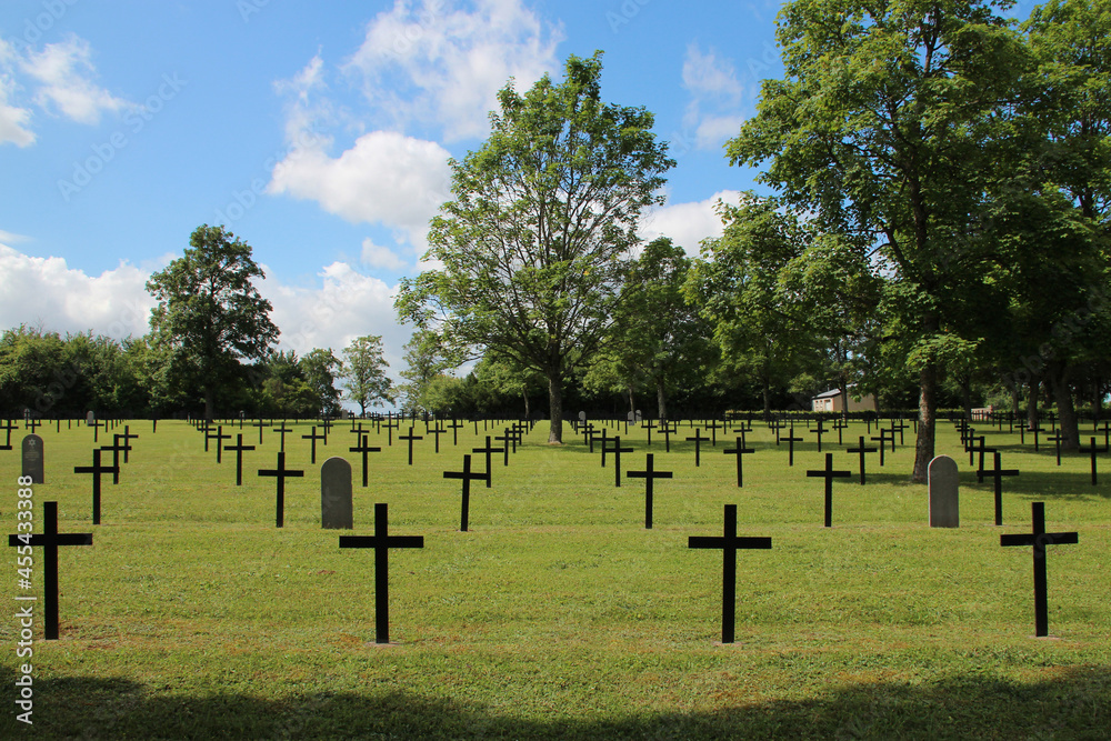 german military cemetery - thiaucourt-regnieville - france
